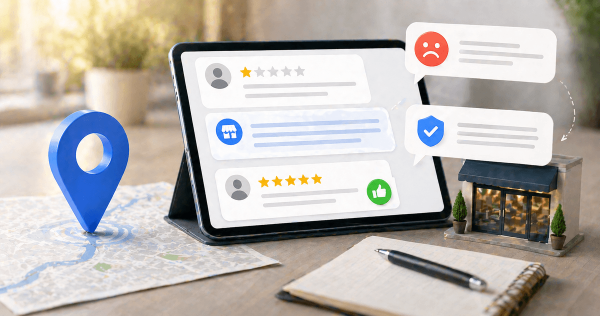 Resposta a Avaliações Negativas no Google Maps