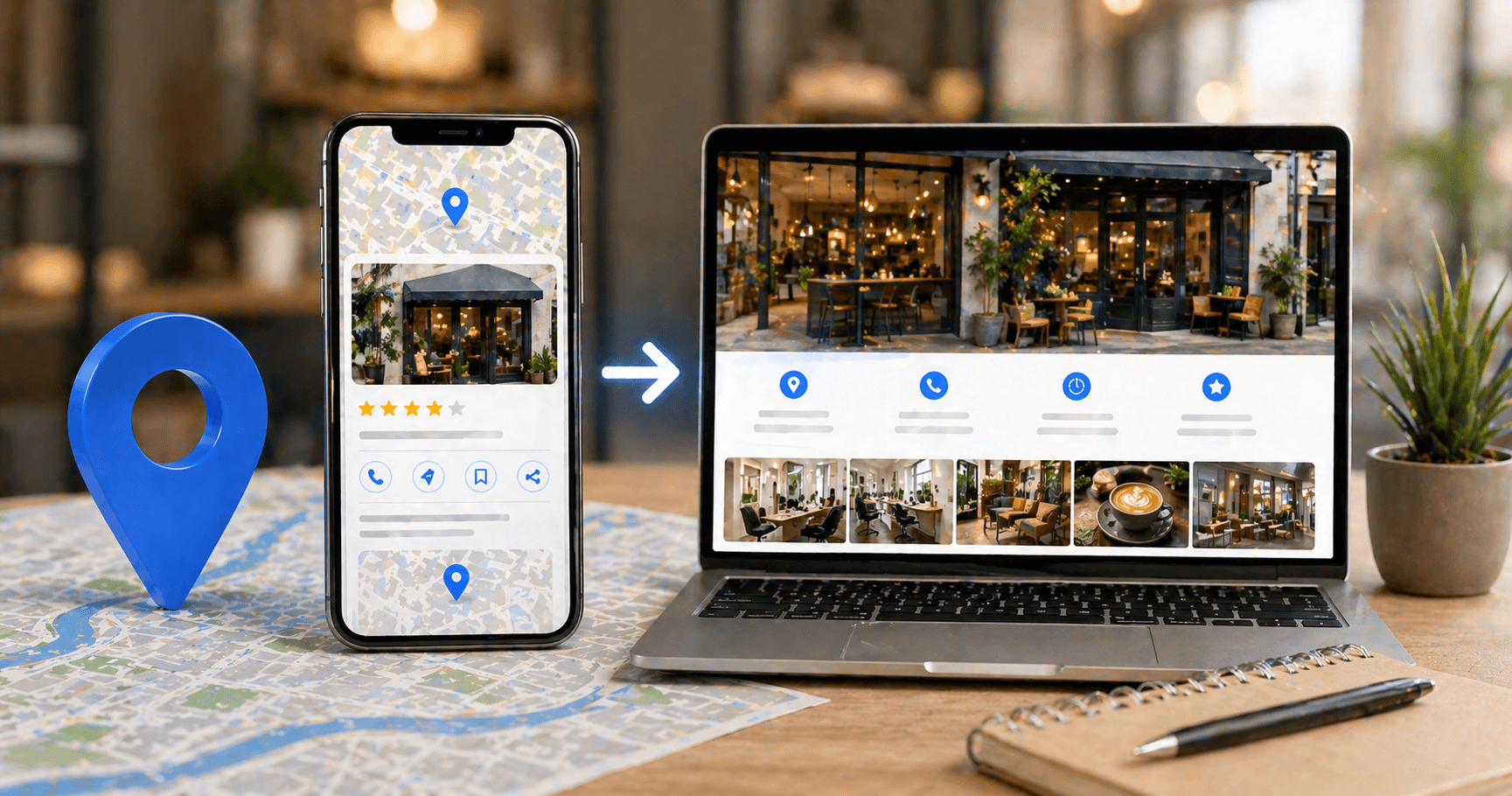 Google Business Profile não basta: Como uma landing page multiplica resultados